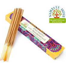 Ароматичні палички Пало Санто з сандалом Namaste India Palo Santo Sandalwood