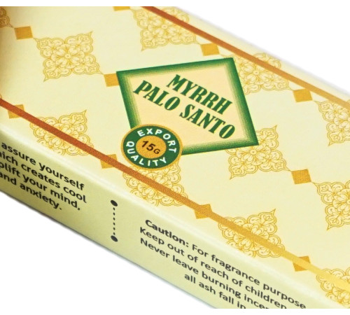 Ароматичні палички Мірра з Пало Санто Made in Heaven Mirra Palo Santo