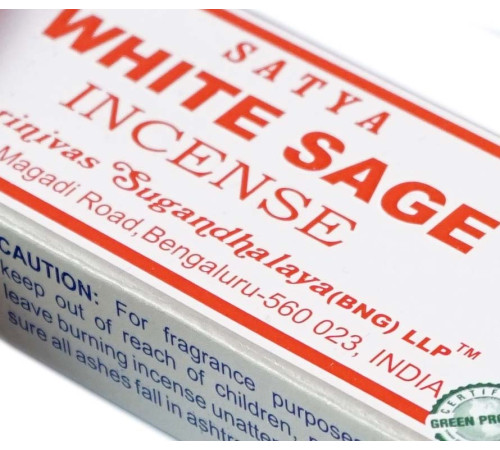 Ароматичні палички Біла шавлія Satya White Sage