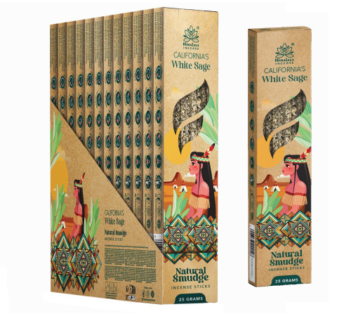 Ароматичні палички Біла шавлія Himalaya Smudge California’s White Sage