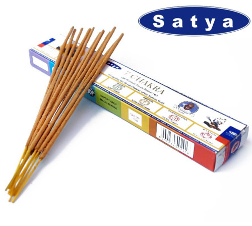 Ароматичні палички Сім чакр Satya Premium 7 chakra