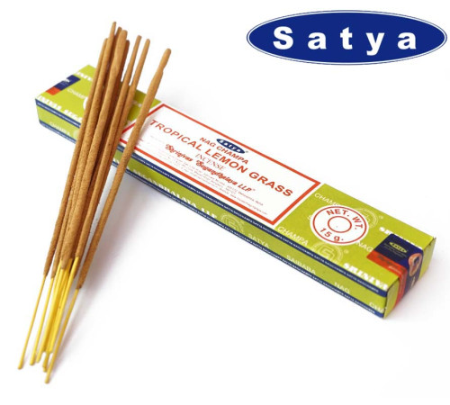 Ароматичні палички Тропічний лимонник Satya Tropical Lemon Grass
