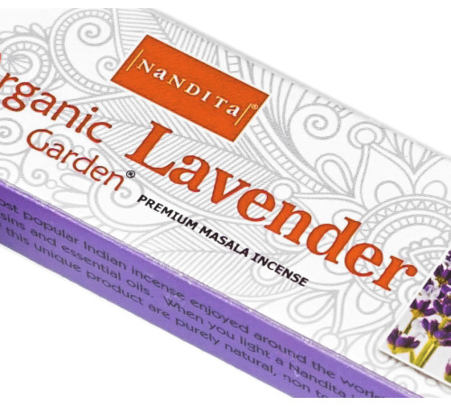Ароматичні палички Лаванда Nandita Organic Lavender