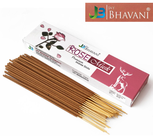 Ароматичні палички Троянда Муск JAY BHAVANI Rose Musk