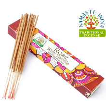 Ароматичні палички Троянда з ваніллю Namaste India Rose Vanilla