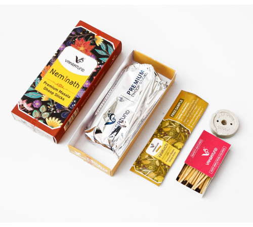 Ароматичні палички Немінатха UNITED FRAGRANCE Neminath Masala Dhoop