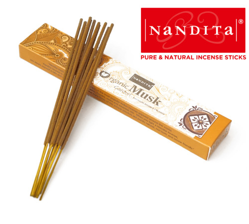 Ароматические палочки Мускус Nandita Organic Musk