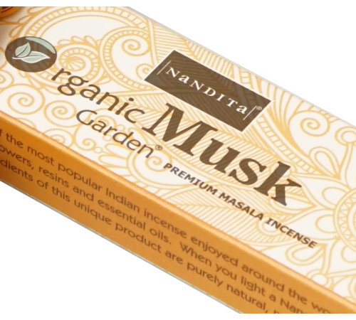 Ароматические палочки Мускус Nandita Organic Musk