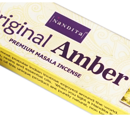 Ароматичні палички Амбер Nandita Original Amber