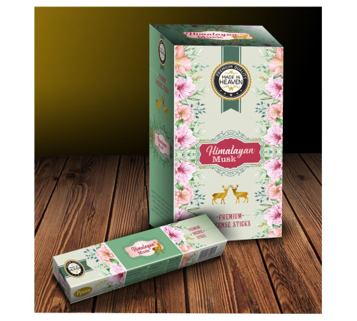 Ароматичні палички Гімалайський муск MADE IN HEAVEN Himalayan Musk