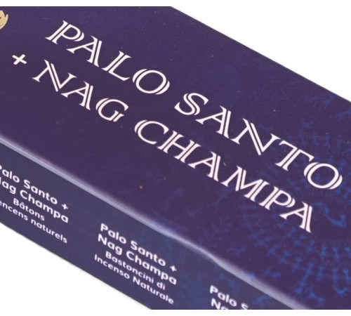 Ароматичні палички Пало Санто Наг Чампа Divine Soul Palo Santo Nag Champa