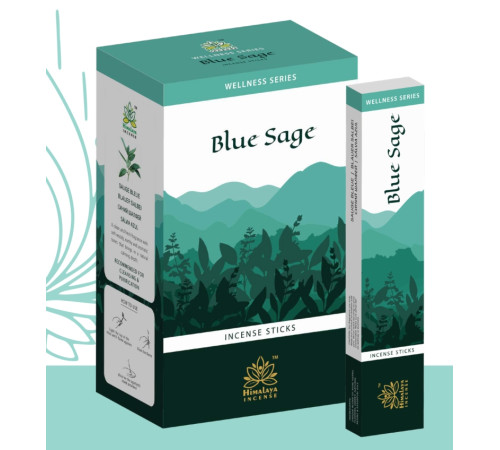 Ароматичні палички Біла шавлія Himalaya Wellness Blue Sage