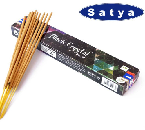 Ароматические палочки Черный кристалл Satya Black Crystal