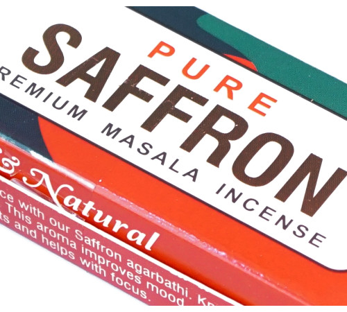 Ароматичні палички Шафран Namaste India Pure Saffron