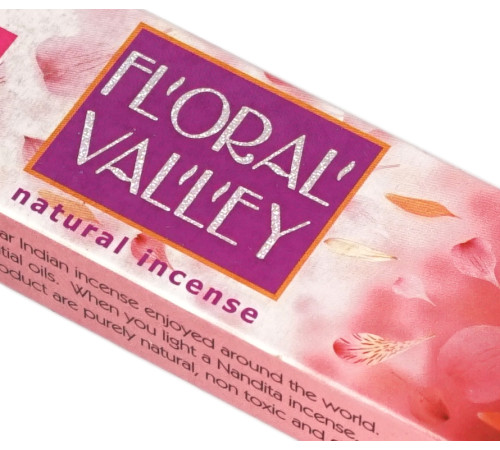 Ароматические палочки Цветочная долина Nandita Floral Valley