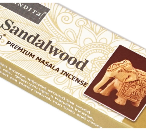 Ароматичні палички Сандалове дерево Nandita Organic Sandalwood