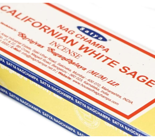 Ароматичні палички Біла шавлія Satya Californian White Sage