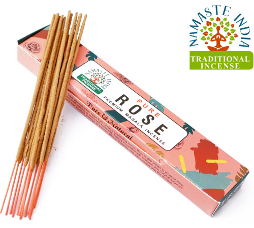 Ароматичні палички Троянда Namaste India Pure Rose