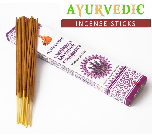 Ароматичні палички Масала Лаванда Ayurvedic Lavender
