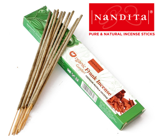 Ароматические палочки Ладан Nandita Organic Frank Incense