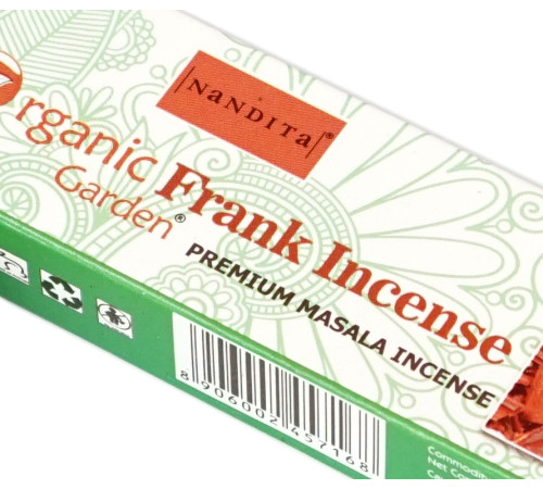 Ароматические палочки Ладан Nandita Organic Frank Incense
