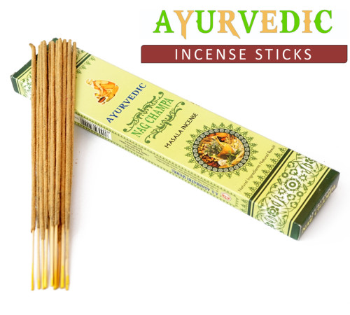 Ароматичні палички Наг Чампа Ayurvedic Nag Champa