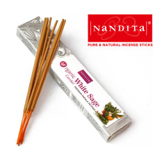 Ароматичні палички Біла шавлія Nandita Organic White Sage