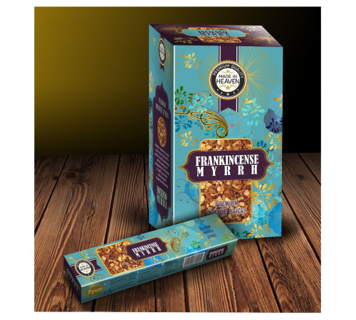 Ароматичні палички Ладан з Міррою Made in Heaven Frankincense Myrrh