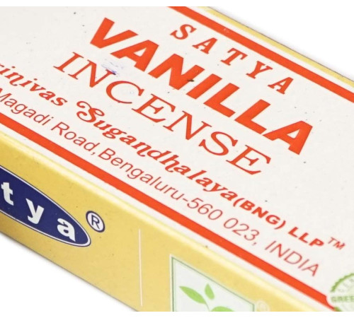 Ароматичні палички Ваніль Satya Vanilla