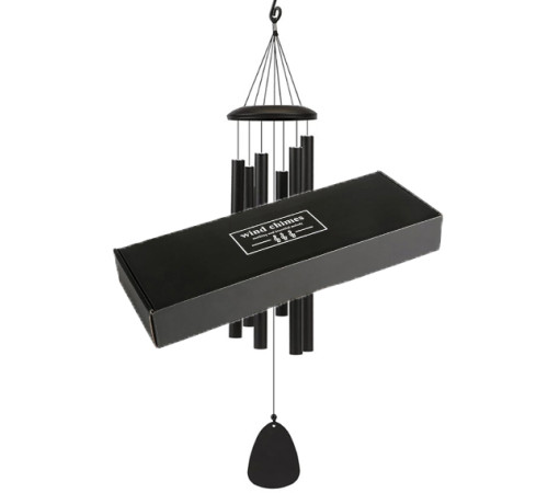 Дзвіночок Музика вітру 6 трубочок Черний RB0013