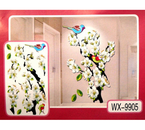 3D Декор - інсталяція КВІТИ WX-9905