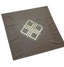 Скатертина для ворожіння оксамитова Макошь Коричнева