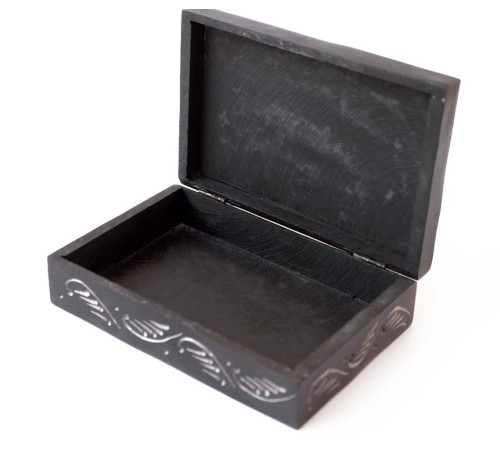 Шкатулка каменная крашеная NO.-176