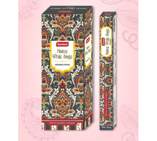 Ароматичні палички Біла шавлія Sandesh Native White Sage