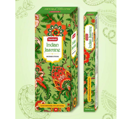 Ароматичні палички Індійський жасмин Sandesh Indian Jasmine