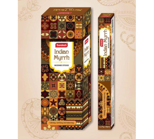 Ароматичні палички Індійська Мірра Sandesh Indian Myrrh