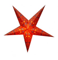 Абажур Зірка картонна 5 променів ORANGE UNIVERSE